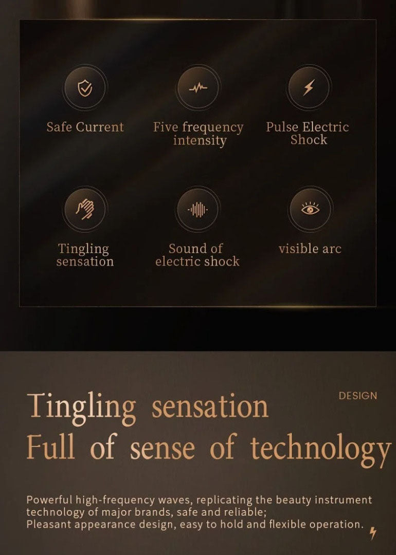 Roomfun Electro Stimulation BDSM Electric Shock Rod Sextoy for Men and Women