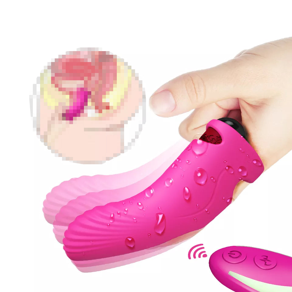Useeker Aurora G-spot Massage Finger Sleeve Dildo Vibrator