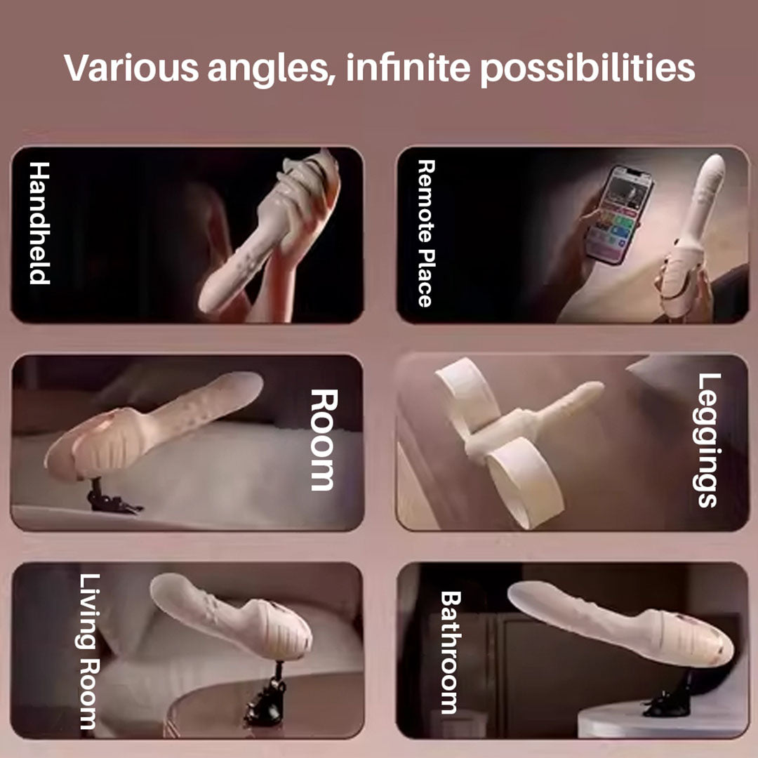 Galaku Tidal Thruster Gun Machine Female Fully Automatic Masturbator Telescopic Thrusting Vibrator Sextoy for Women