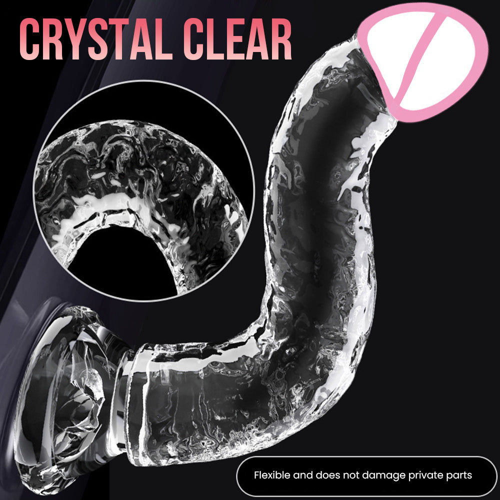 Zhenqu Glass-Like Silicone Dildo