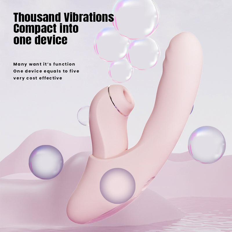 SVAKOM Fatima Sucking Push Blasting Heating Vibrator [Standard & PRO Version]
