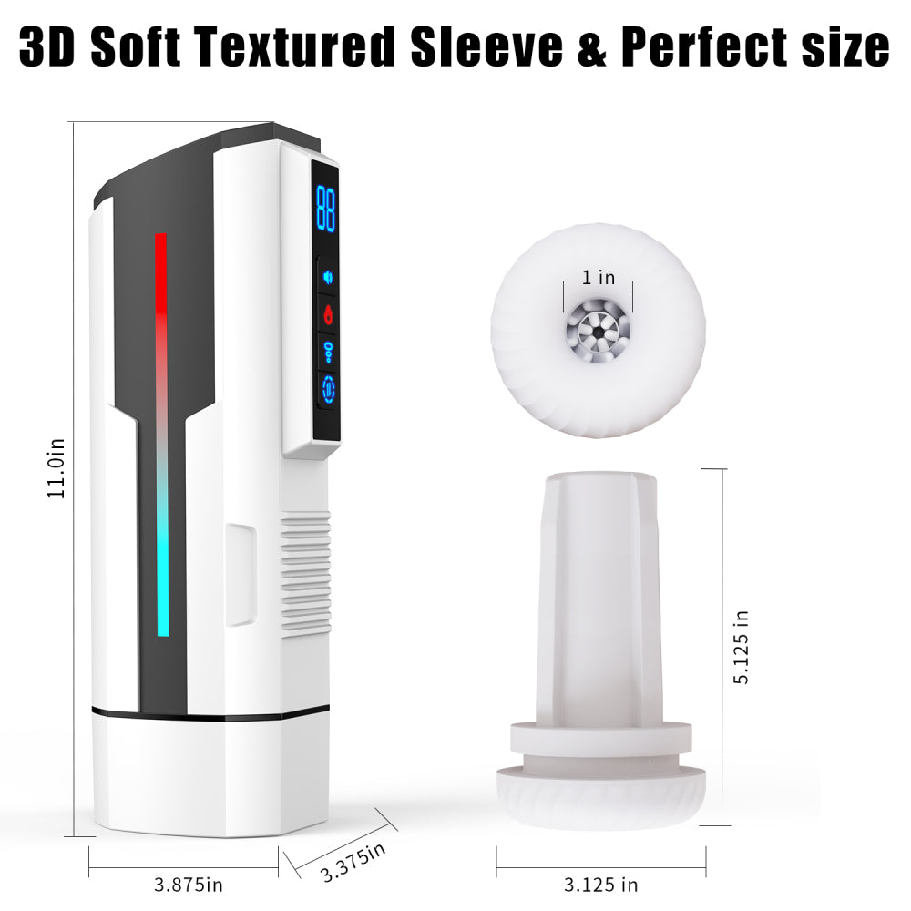 Automatic Male Masturbator Cup Telescopic Vibrating Sucking Masturbation Blowjob Piston MMA-039