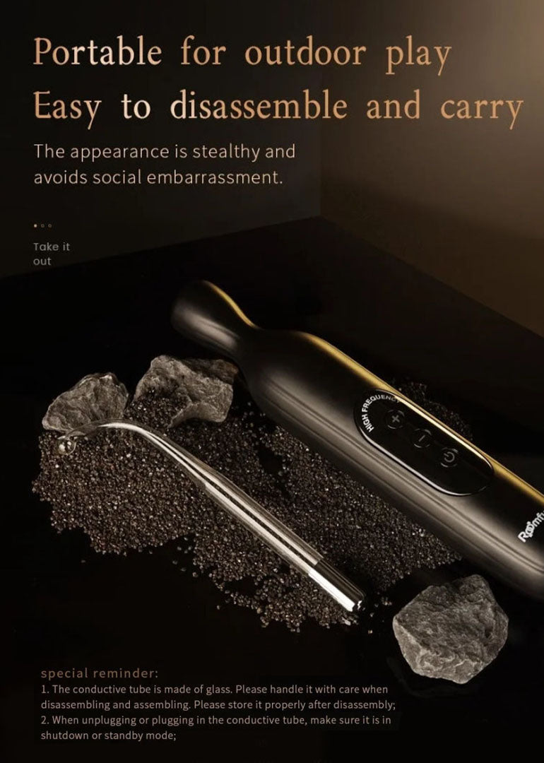 Roomfun Electro Stimulation BDSM Electric Shock Rod Sextoy for Men and Women