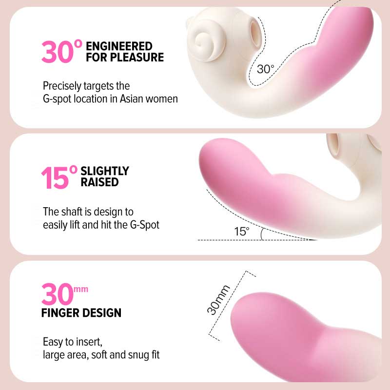 Zemalia App-Controlled Clitoral Suction G Spot Vibrator Sextoy for Women