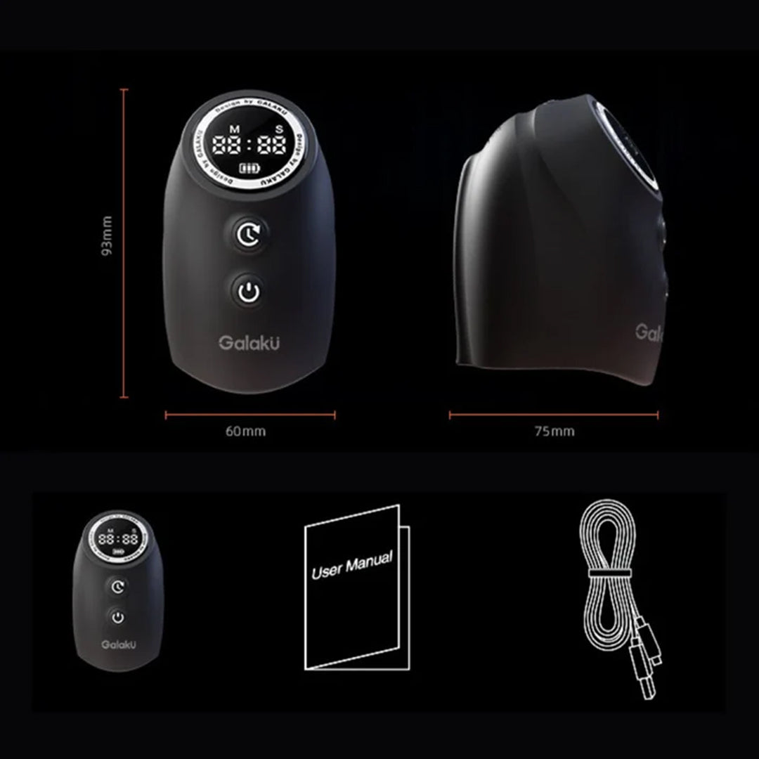 GALAKU Timer Vibrating and Tapping Male Masturbator App-Controlled for Men