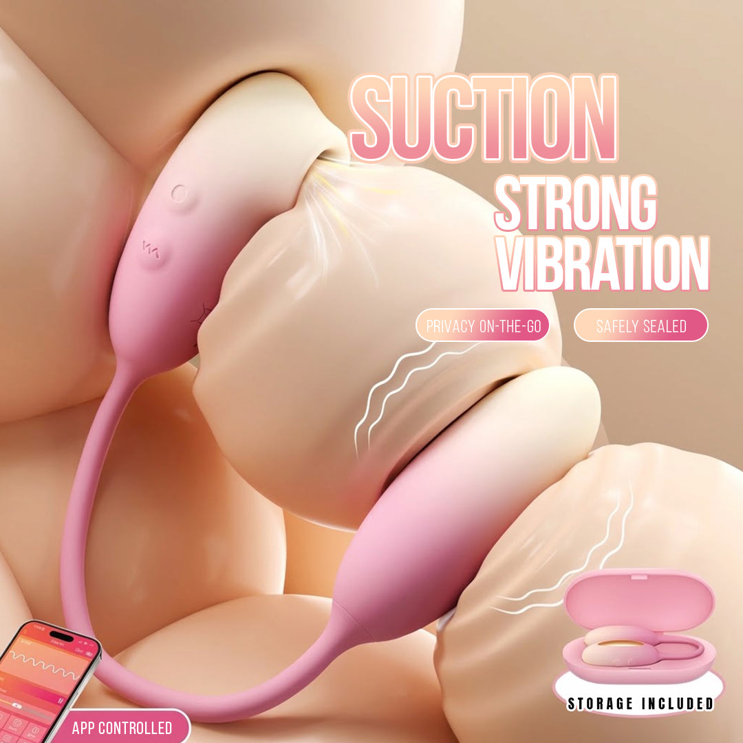 Svakom Dual Mode Suction Vibrator Dildo Sextoy for Women