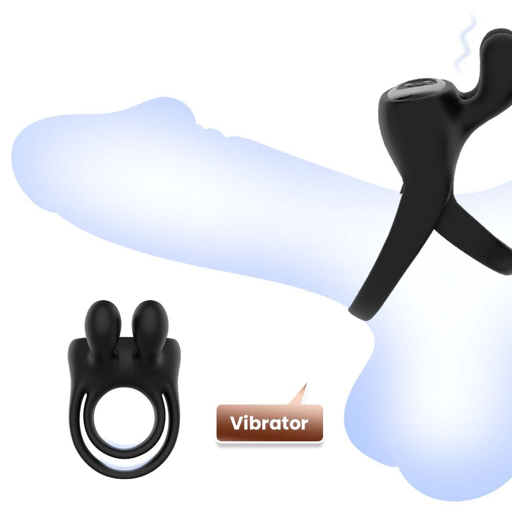 Useeker Silicone Adjustable Cock Ring Sextoy for Men