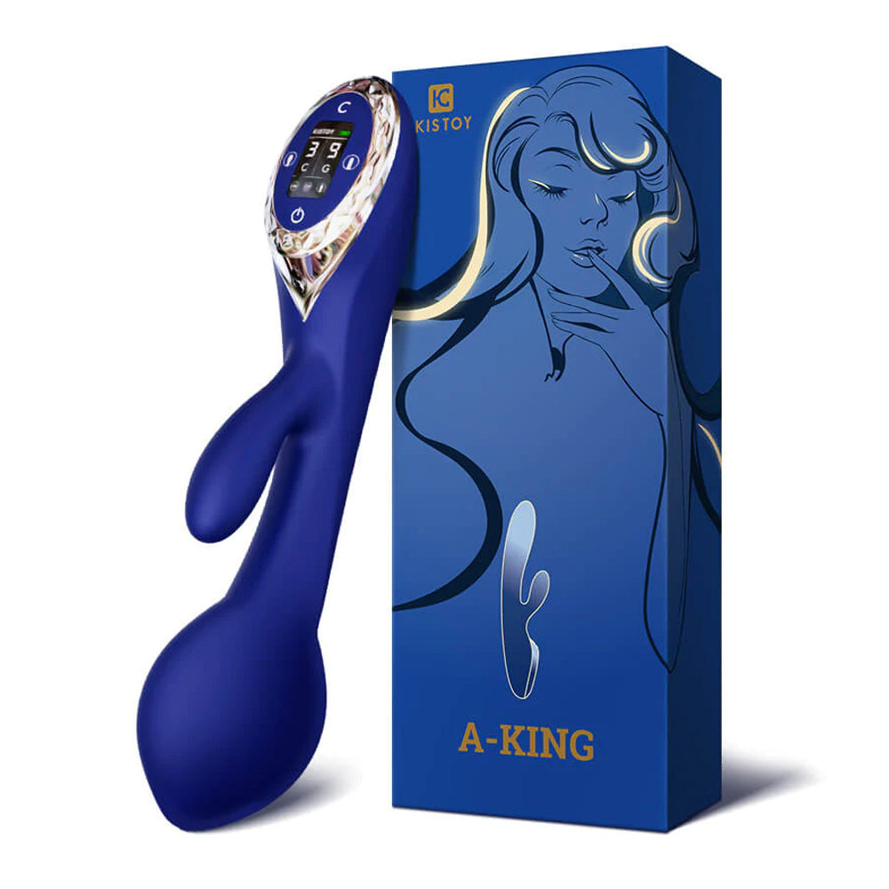Kisstoy A-KING LED Screen Inflatable Vibrator Sextoy for Women/Men