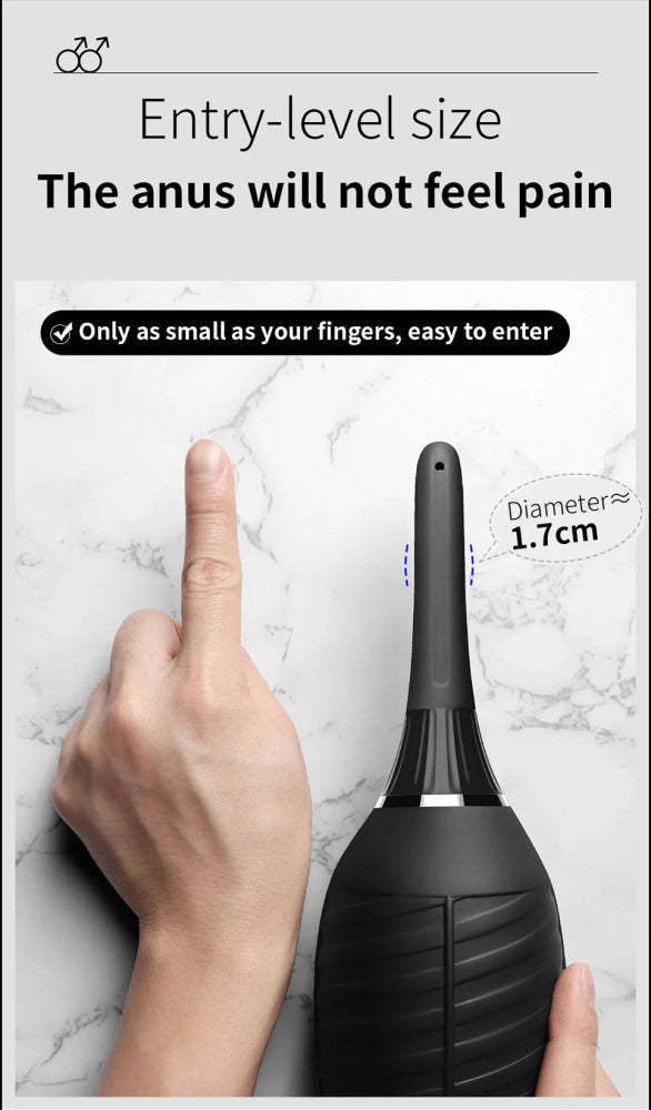 Jeusn Anal Irrigator Rinse once and clean no pain Anal cleaning
