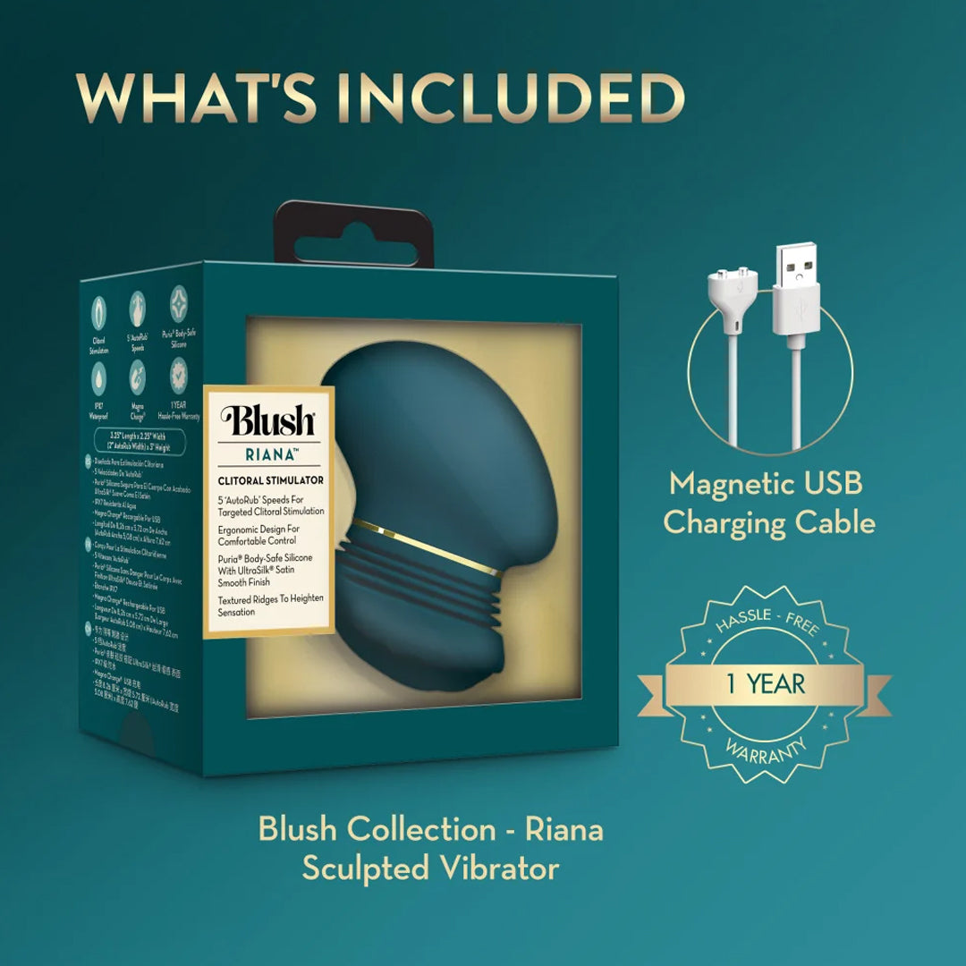 Blush Riana Clitoral Stimulator Vibrator