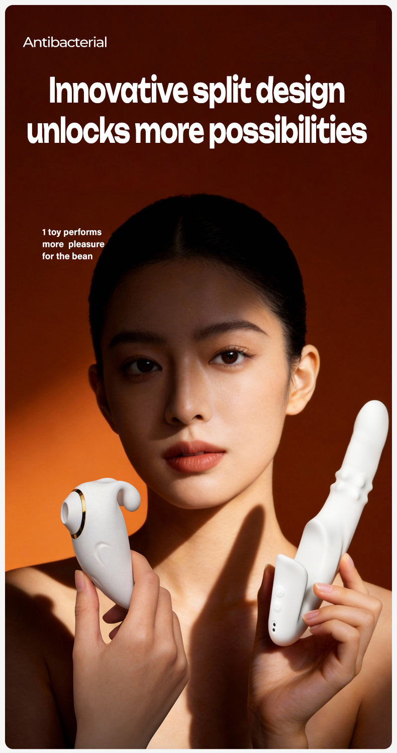 Zhenqu Bliss Rabbit Dildo Vibrator Detachable Sucking Vibrator