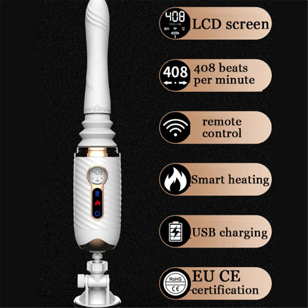 JEUSN R40 Automatic Remote Wireless Heating Sex Cannon