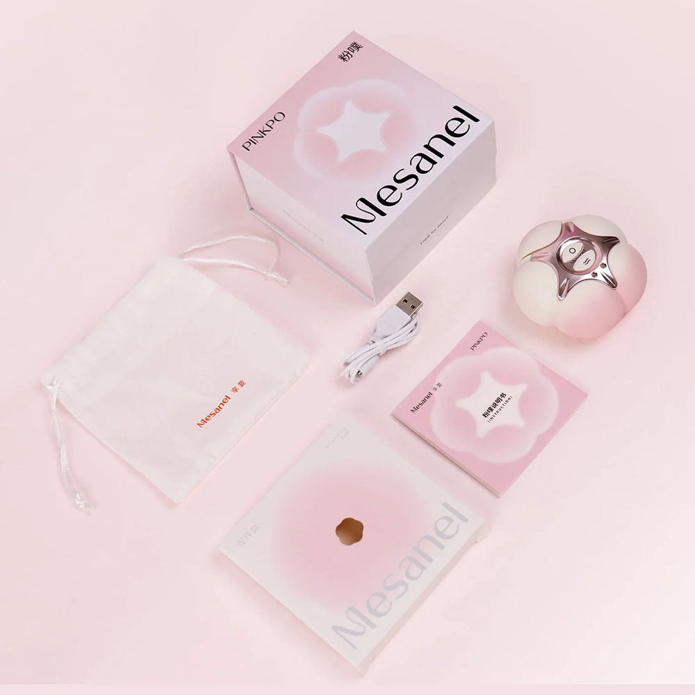 Mesanel PinkPo Slapping Heating Clitoral Suction Vibrator Sextoy for Women