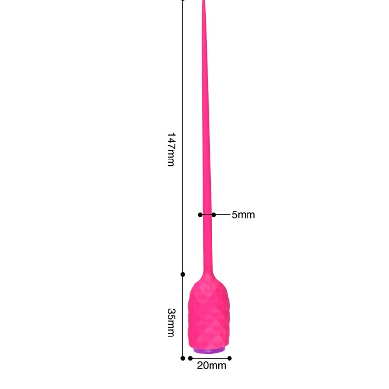 Vibrating Urethral Silicone Catheter Stretching Vibrator
