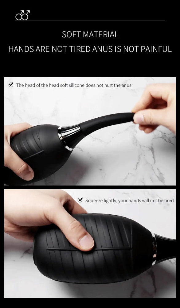 Jeusn Anal Irrigator Rinse once and clean no pain Anal cleaning