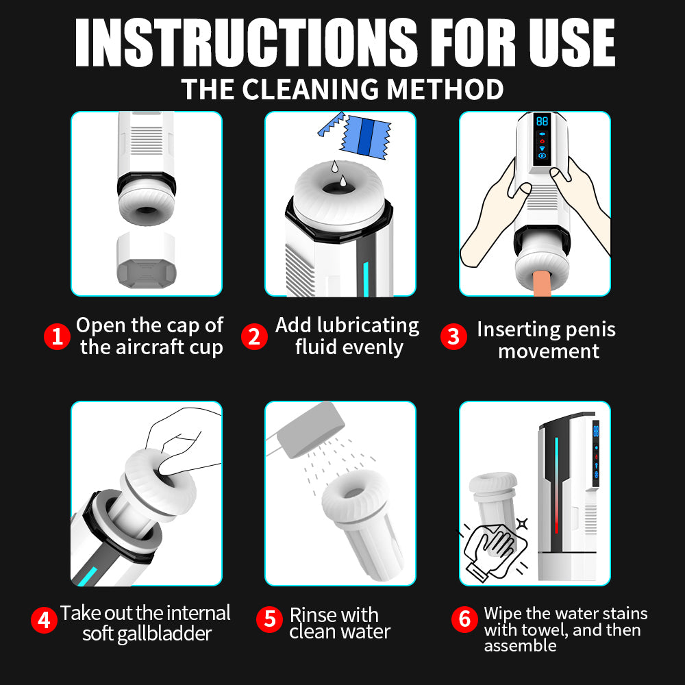 Automatic Male Masturbator Cup Telescopic Vibrating Sucking Masturbation Blowjob Piston MMA-039