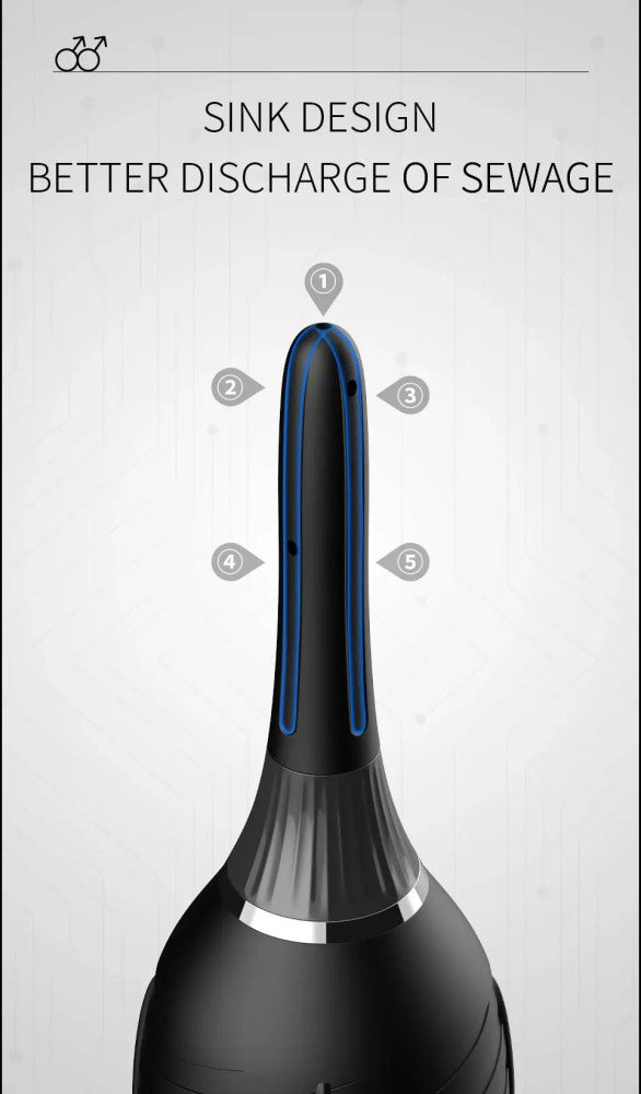 Jeusn Anal Irrigator Rinse once and clean no pain Anal cleaning