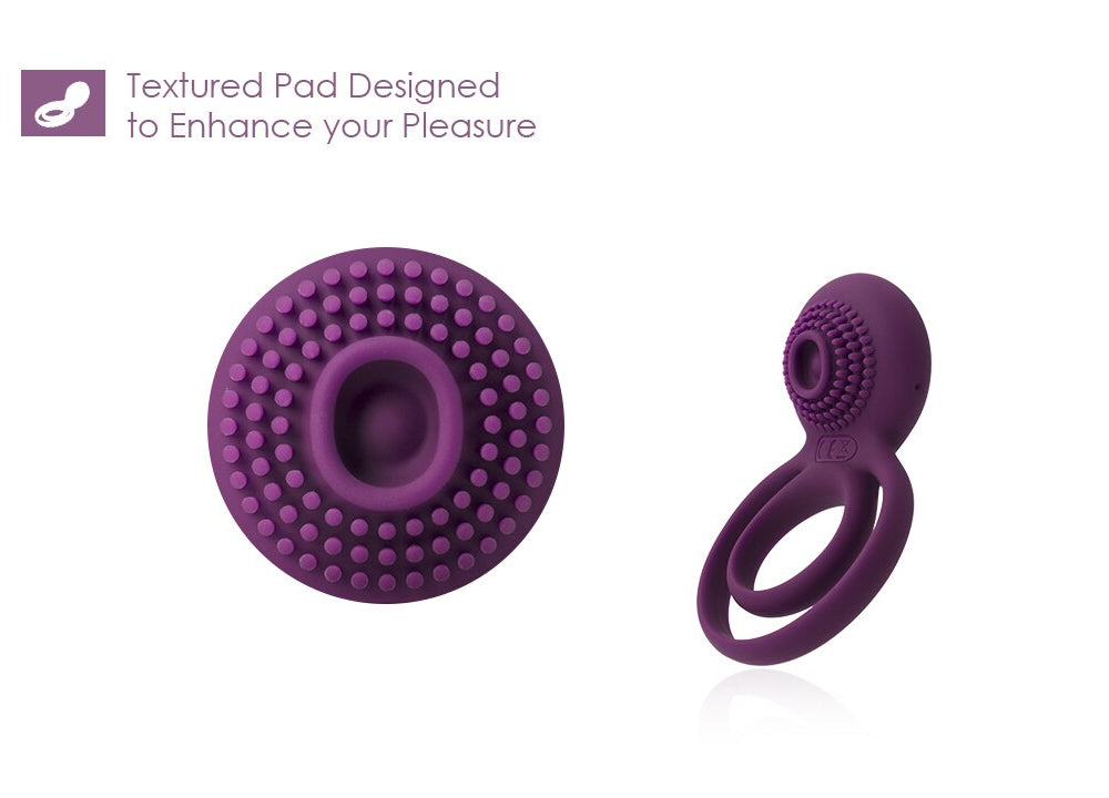 SVAKOM Tammy Vibrating Cock Ring Waterproof Rechargeable Vibrator for Couple