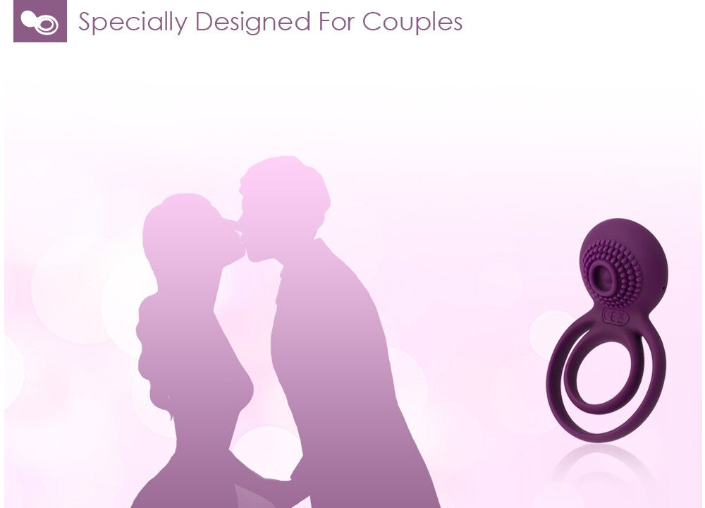 SVAKOM Tammy Vibrating Cock Ring Waterproof Rechargeable Vibrator for Couple