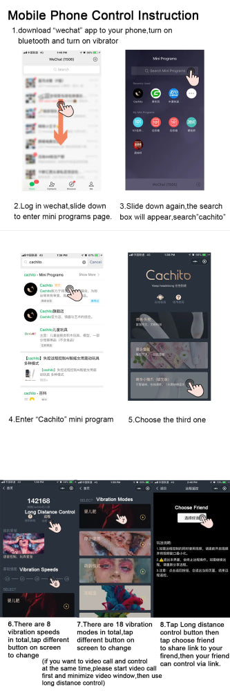 Cachito Suck Vibrator Intelligent Remote Control Gun Machine