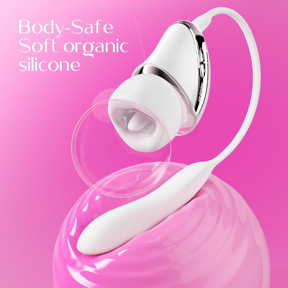 Mesanel CoCo Pro Big Mouth Vibrator Rechargeable G Spot Vibrator Waterproof Adult Massager for Couples Play