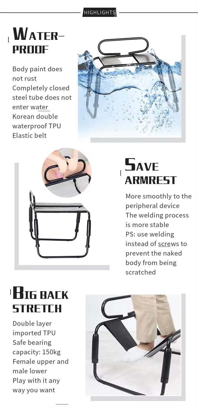 RoomFun Sex Chair for Sexual Positions Aid Multi Function Sex Furniture for Couples