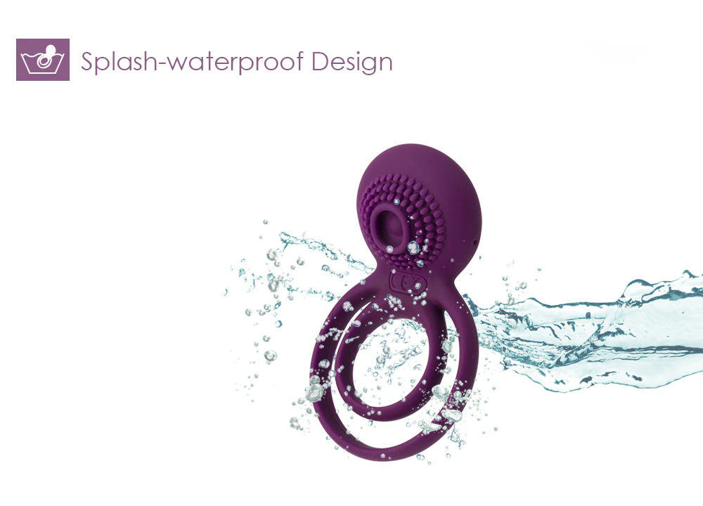 SVAKOM Tammy Vibrating Cock Ring Waterproof Rechargeable Vibrator for Couple