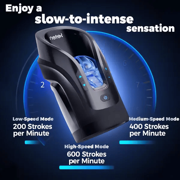 Leten Pro Deep Throat Blowjob Masturbation Sex Toy Powerful High Speed Male Masturbator, Telescopic for Men
