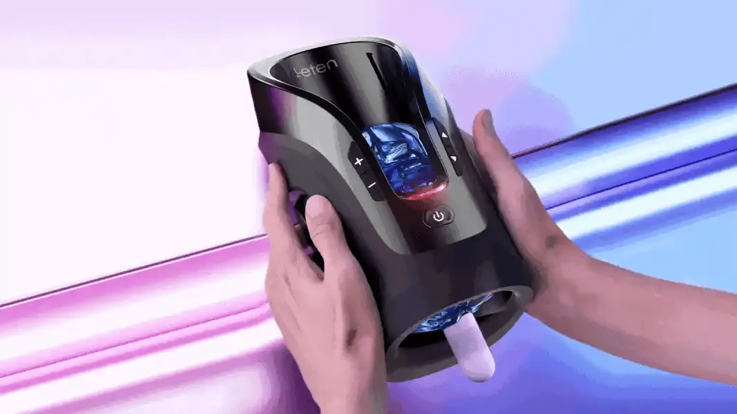 Leten Pro Deep Throat Blowjob Masturbation Sex Toy Powerful High Speed Male Masturbator, Telescopic for Men