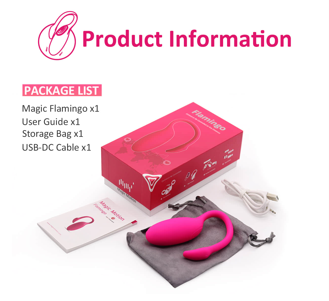 Magic Motion Flamingo Wearable Massager Massaging Tool