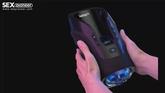Leten Pro Deep Throat Blowjob Masturbation Sex Toy Powerful High Speed Male Masturbator, Telescopic for Men